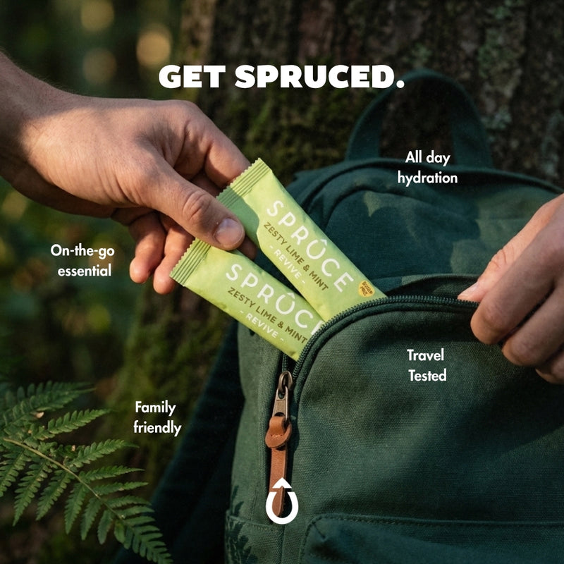 Lime & Mint. Get Spruced.